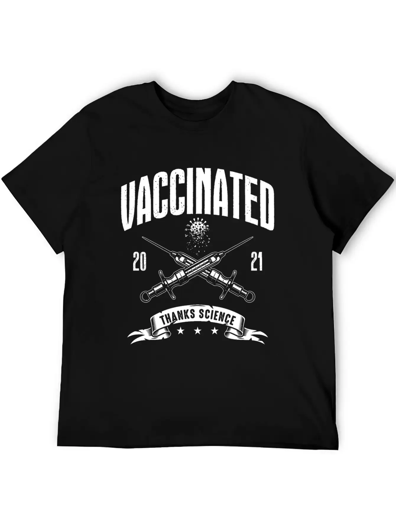 Vaccinated 2021 Thank You Medicine Essential Cotton Tee For Daily Outfits – Unisex Style