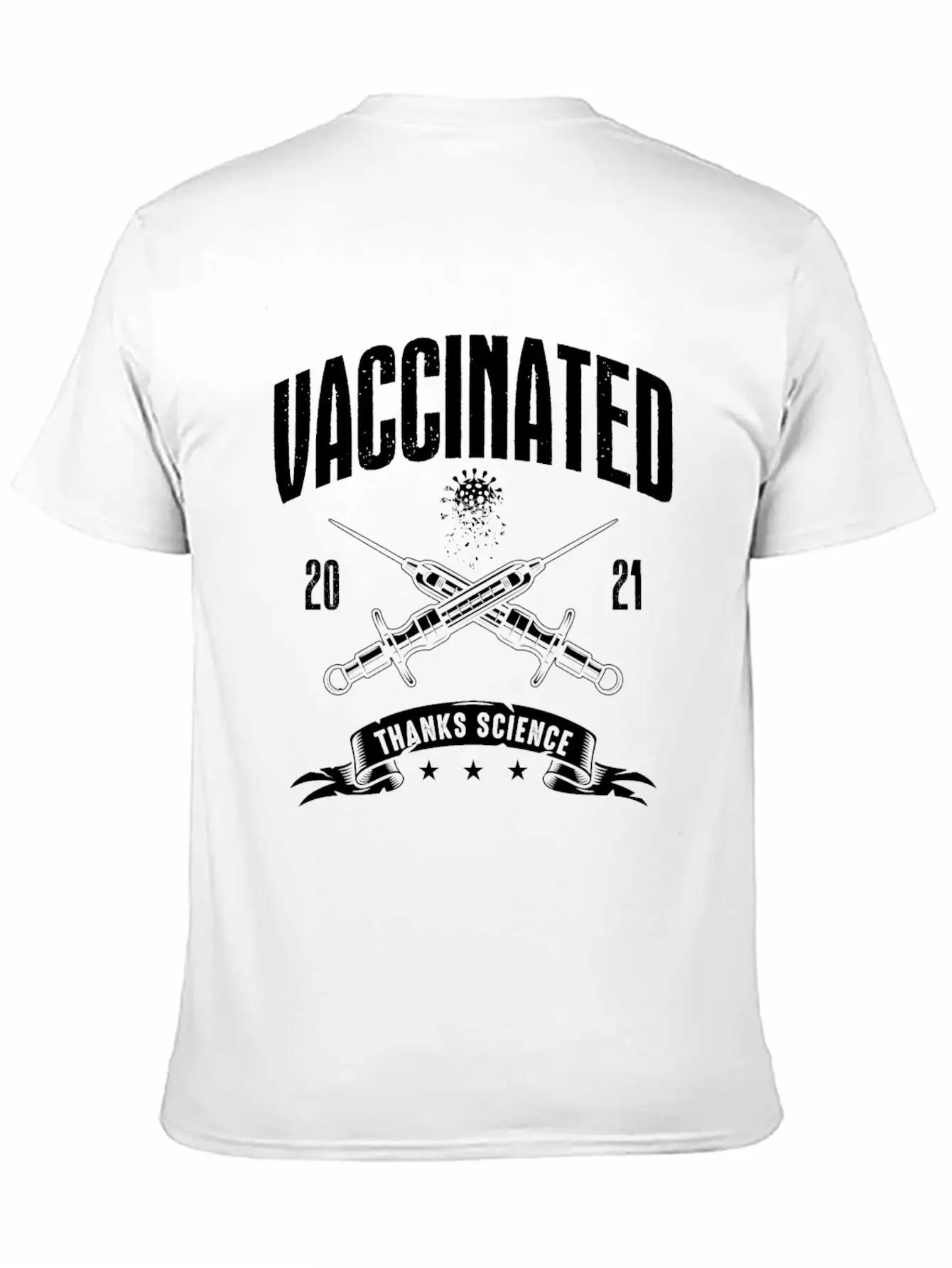 Vaccinated 2021 Thank You Medicine Essential Cotton Tee For Daily Outfits – Unisex Style