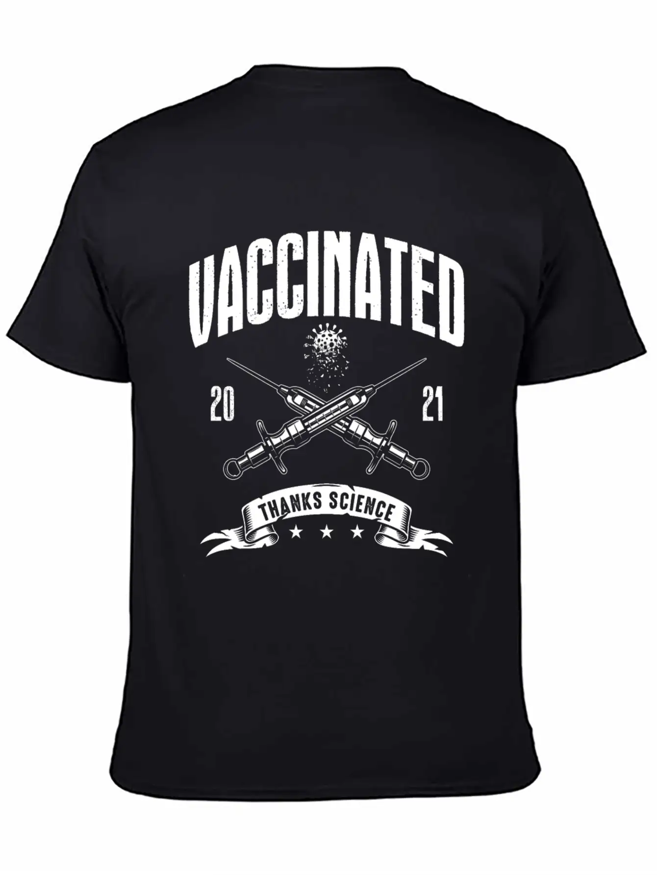Vaccinated 2021 Thank You Medicine Essential Cotton Tee For Daily Outfits – Unisex Style