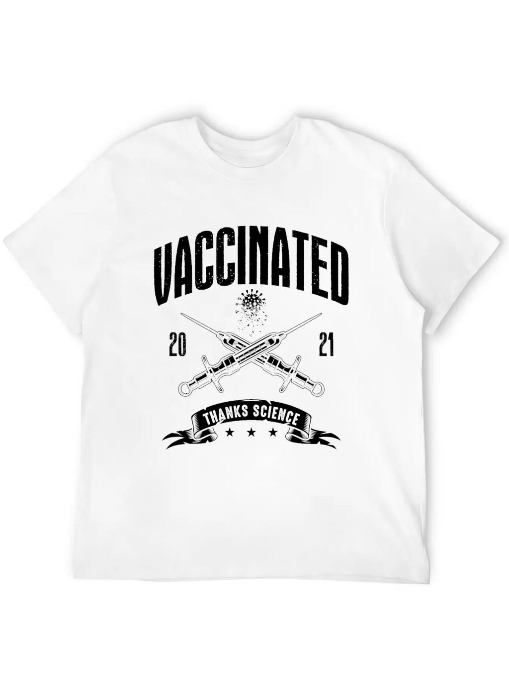 Vaccinated 2021 Thank You Medicine Essential Cotton Tee For Daily Outfits – Unisex Style