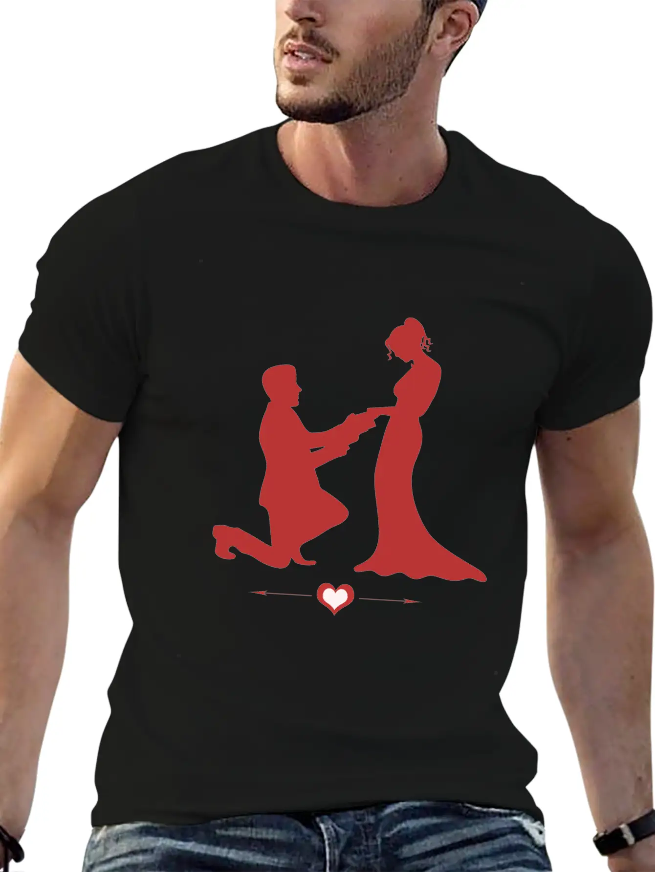 Valentine Unisex Casual T-Shirt – Clean Design For Daily Comfort