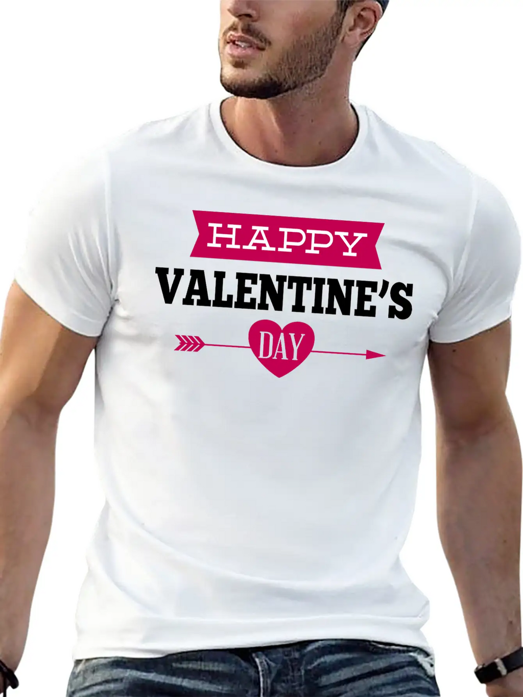 Valentines Day Casual Graphic T-Shirt – Simple And Comfortable Daily Wear