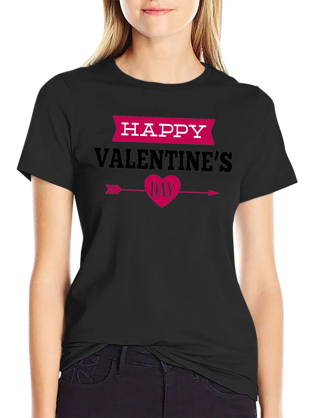 Valentines Day Casual Graphic T-Shirt – Simple And Comfortable Daily Wear