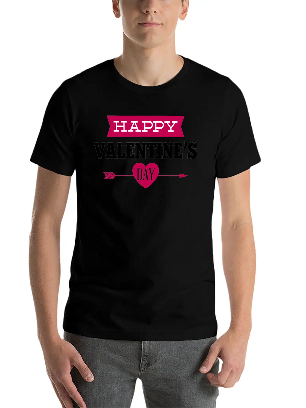 Valentines Day Casual Graphic T-Shirt – Simple And Comfortable Daily Wear