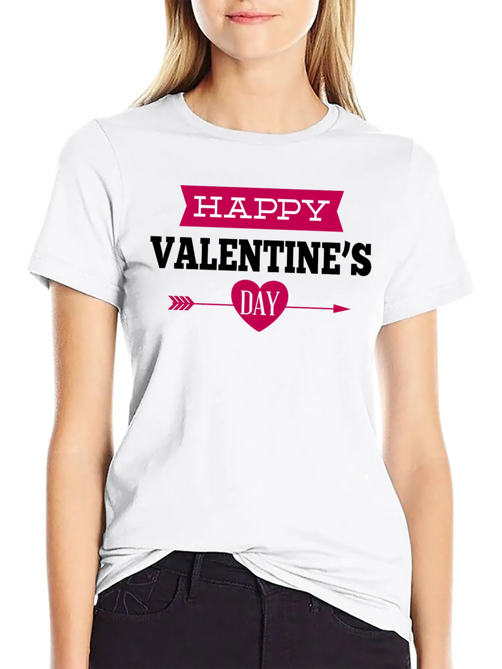 Valentines Day Casual Graphic T-Shirt – Simple And Comfortable Daily Wear