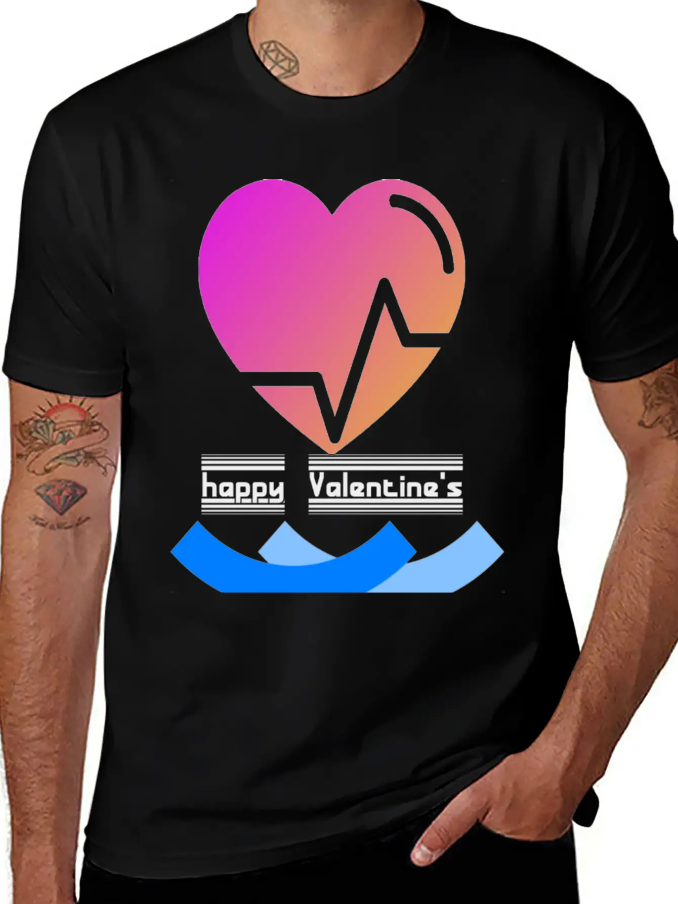 Valentine's Day Happy Valentine's Day Casual Graphic T-Shirt – Simple And Comfortable Daily Wear