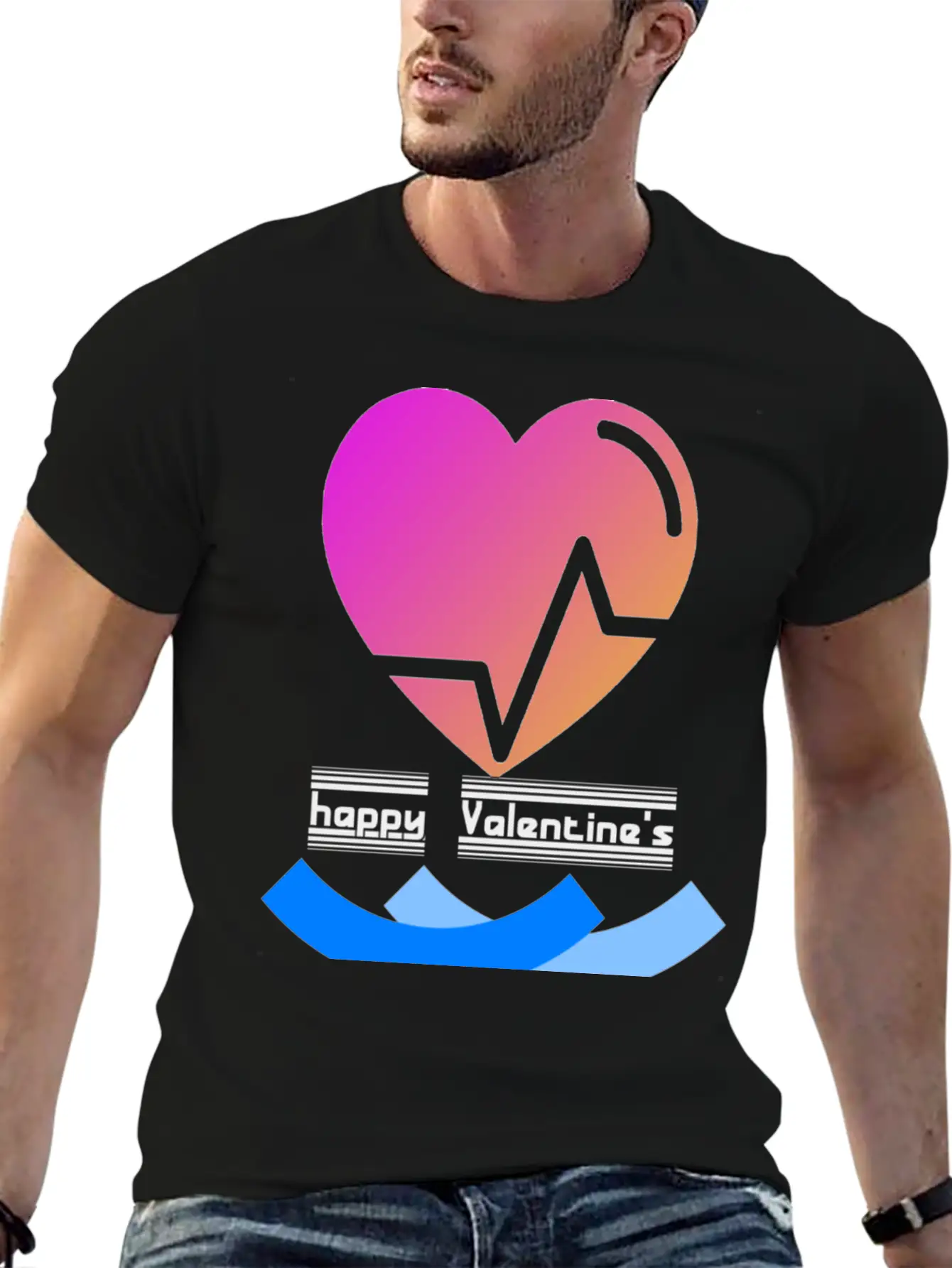 Valentine's Day Happy Valentine's Day Casual Graphic T-Shirt – Simple And Comfortable Daily Wear