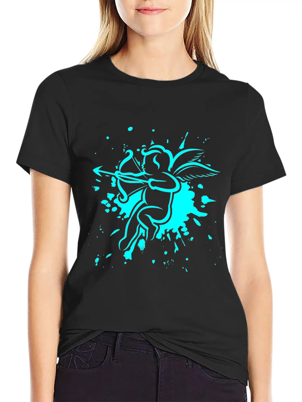 Valentine's Gift Child With Love Arrow Love Essential Cotton Tee For Daily Outfits – Unisex Style