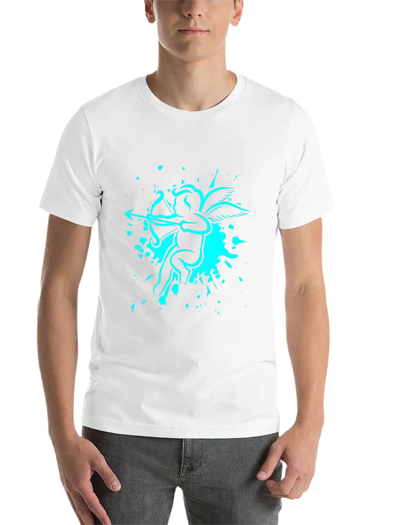 Valentine's Gift Child With Love Arrow Love Essential Cotton Tee For Daily Outfits – Unisex Style