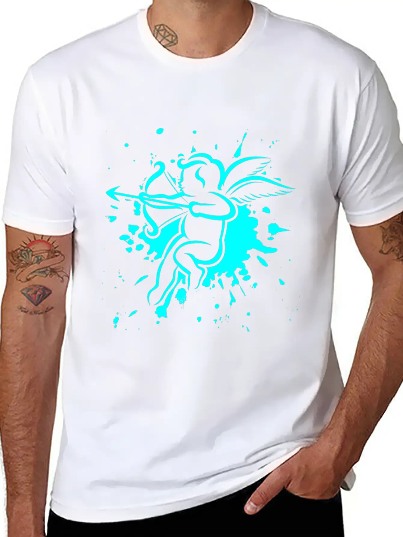 Valentine's Gift Child With Love Arrow Love Essential Cotton Tee For Daily Outfits – Unisex Style