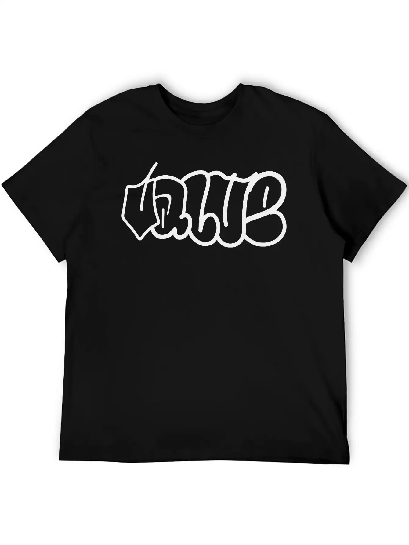Value Graffiti Throwup Unisex Casual T-Shirt – Clean Design For Daily Comfort