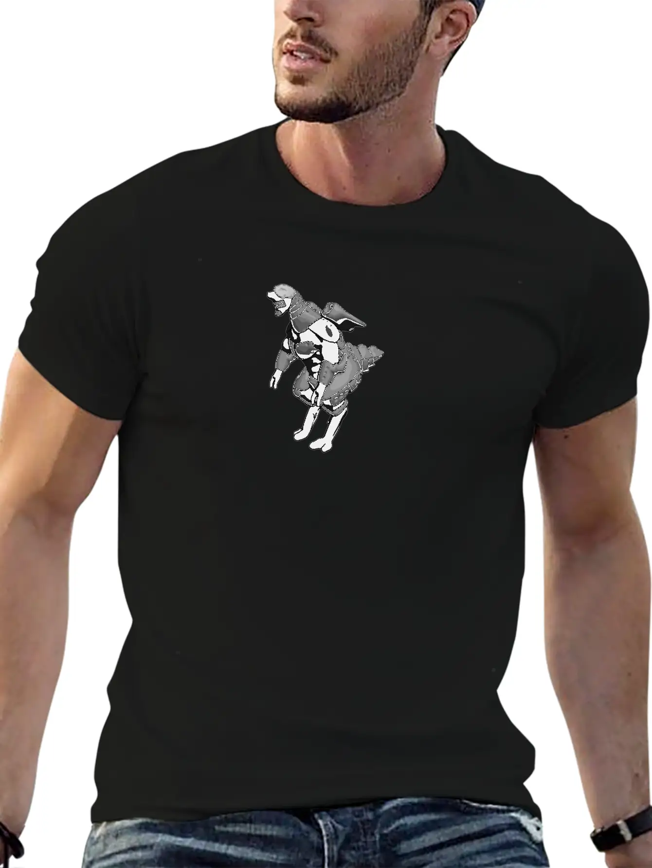 Vandenberge_CyborgSarnetd Unisex Casual T-Shirt – Clean Design For Daily Comfort