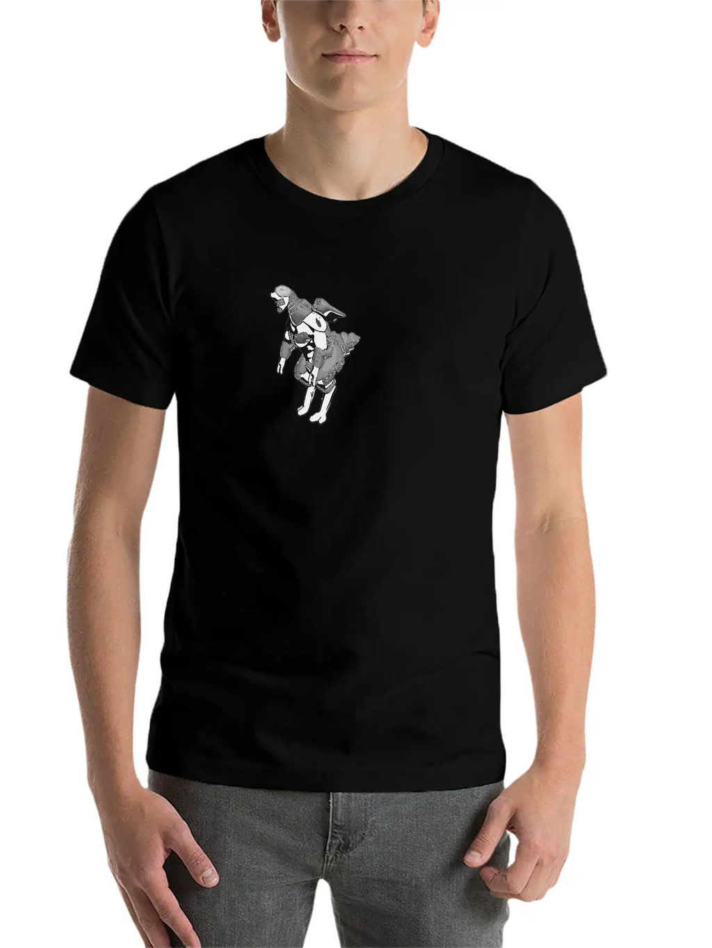 Vandenberge_CyborgSarnetd Unisex Casual T-Shirt – Clean Design For Daily Comfort