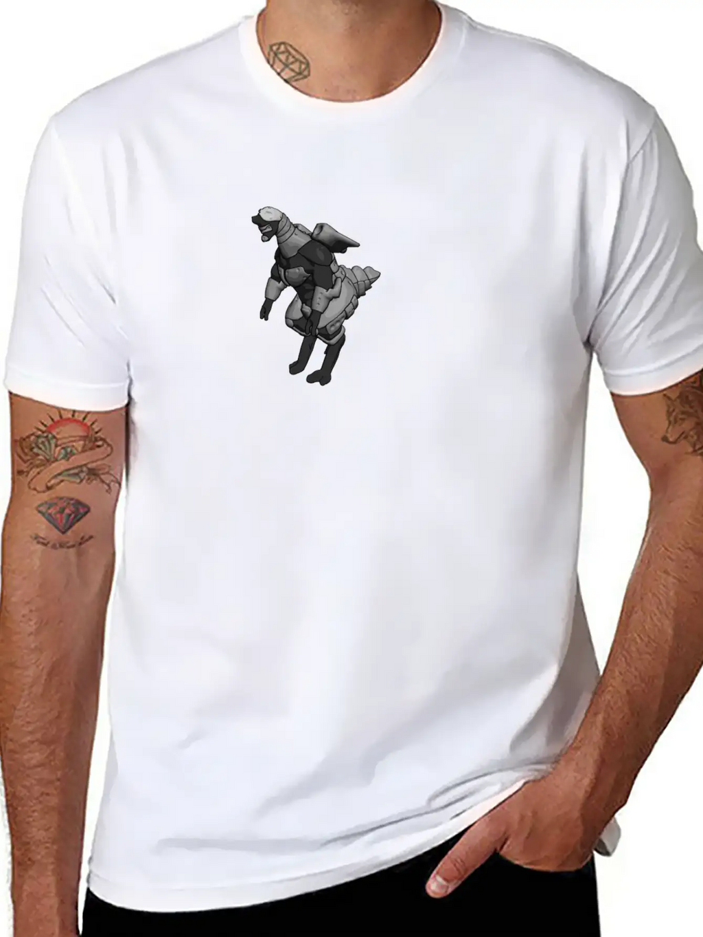 Vandenberge_CyborgSarnetd Unisex Casual T-Shirt – Clean Design For Daily Comfort