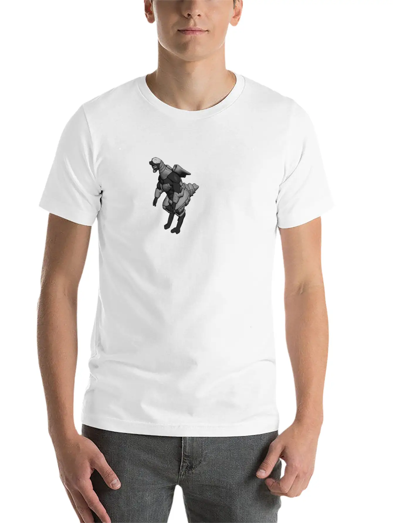 Vandenberge_CyborgSarnetd Unisex Casual T-Shirt – Clean Design For Daily Comfort