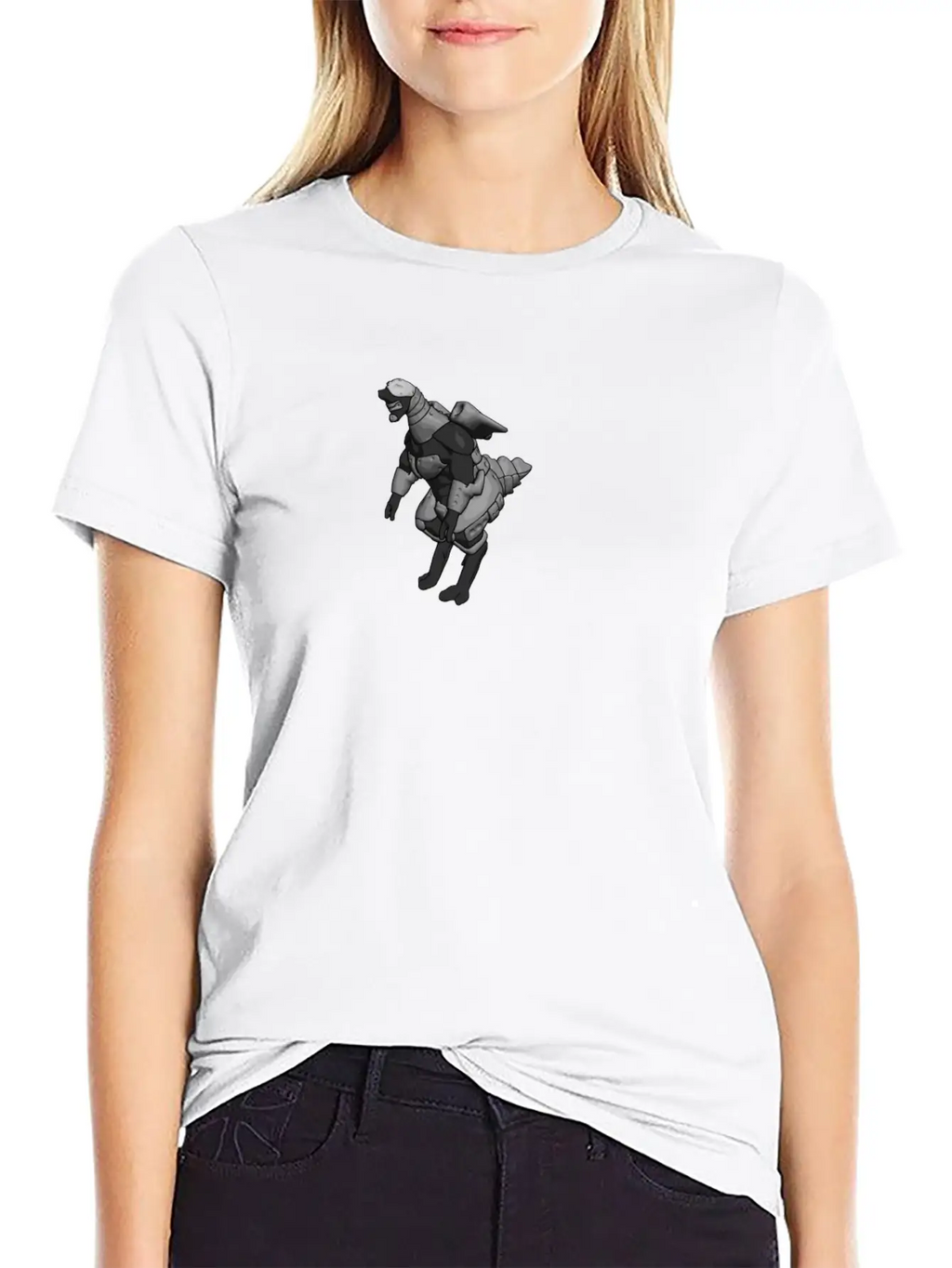 Vandenberge_CyborgSarnetd Unisex Casual T-Shirt – Clean Design For Daily Comfort