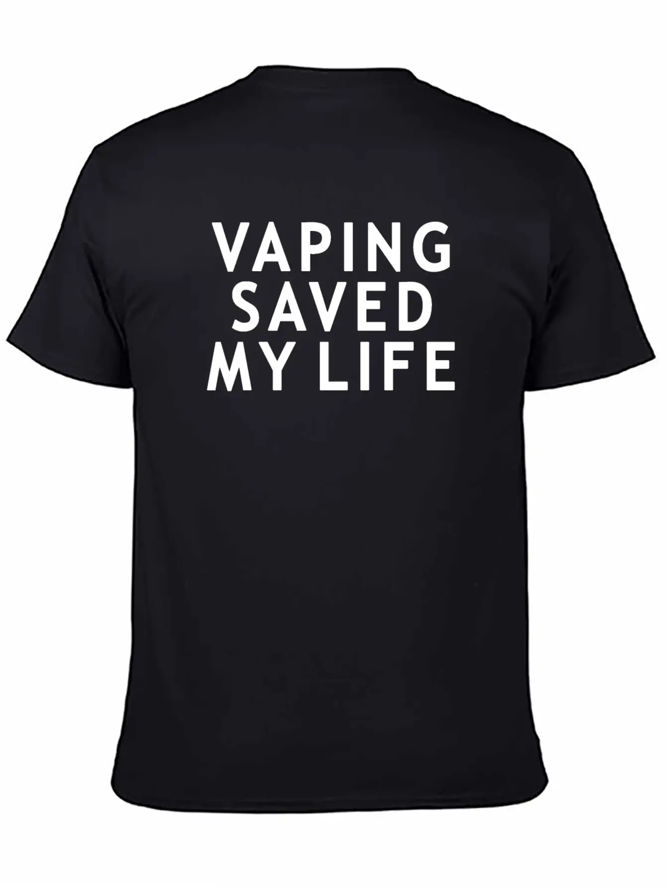 Vape - Vaping Saved My Life Breathable Soft Cotton T-Shirt – Timeless Casual Look