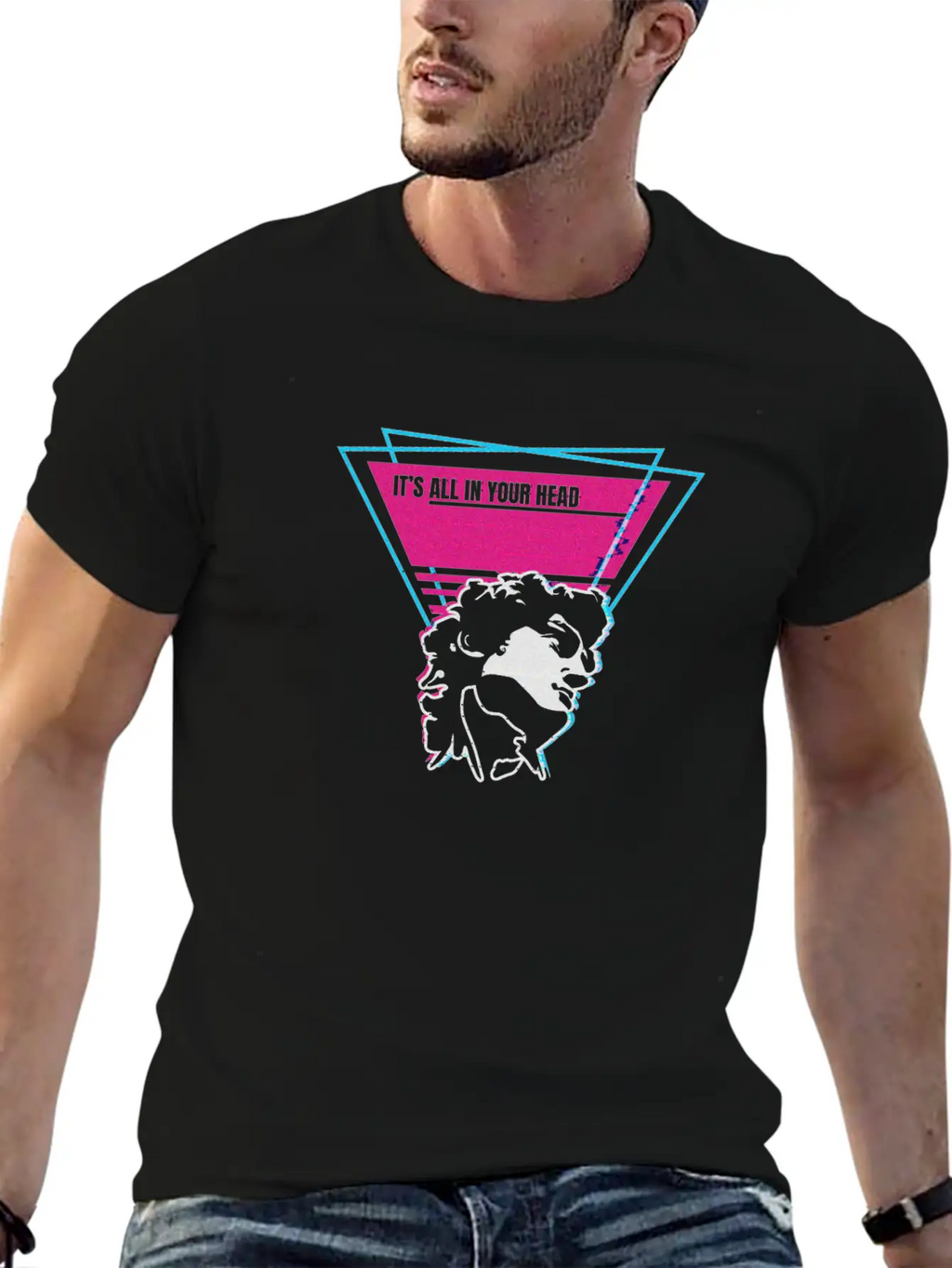 Vaporwave Aesthetic For A Statue Lover Unisex Casual T-Shirt – Clean Design For Daily Comfort