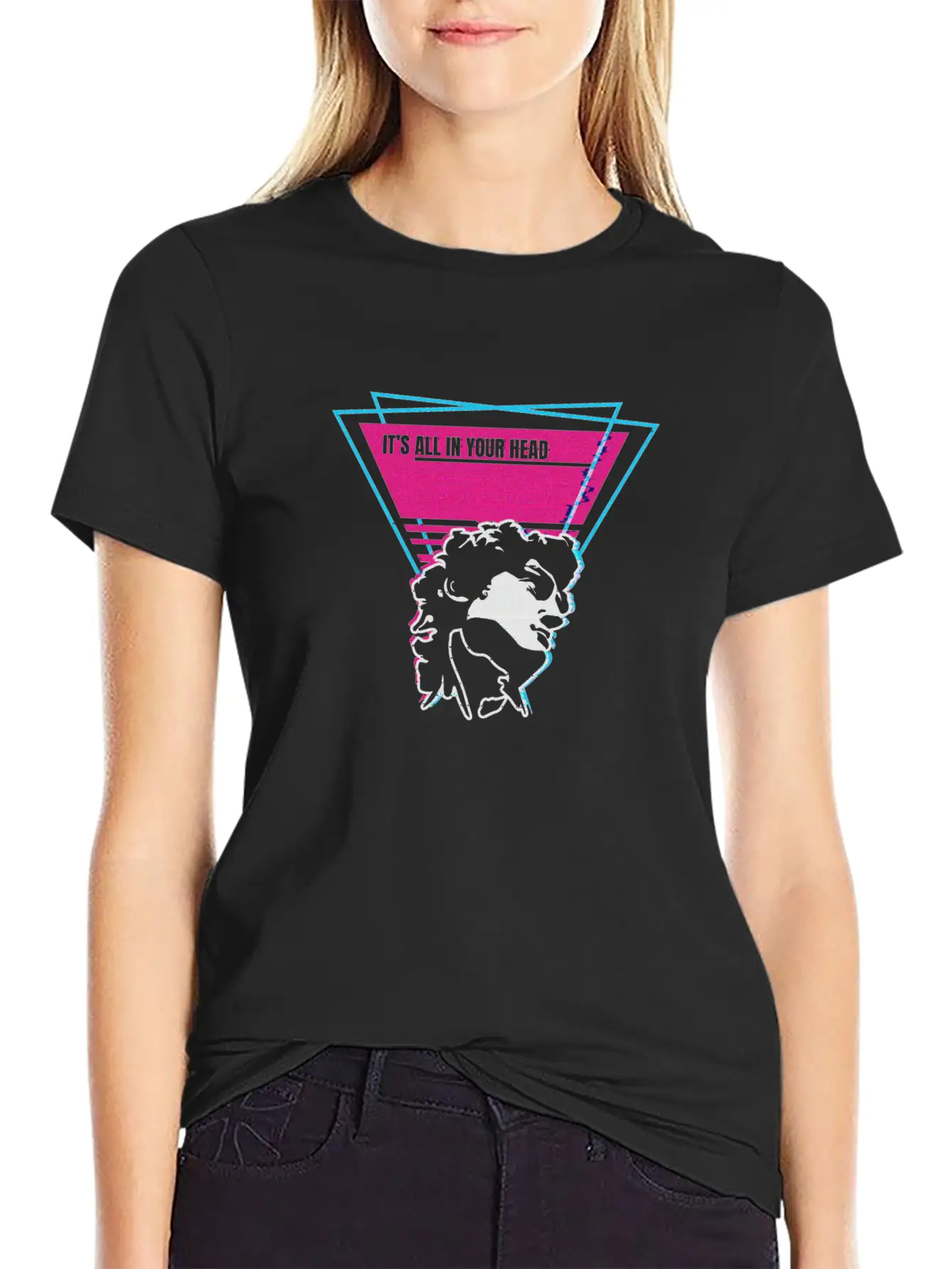 Vaporwave Aesthetic For A Statue Lover Unisex Casual T-Shirt – Clean Design For Daily Comfort