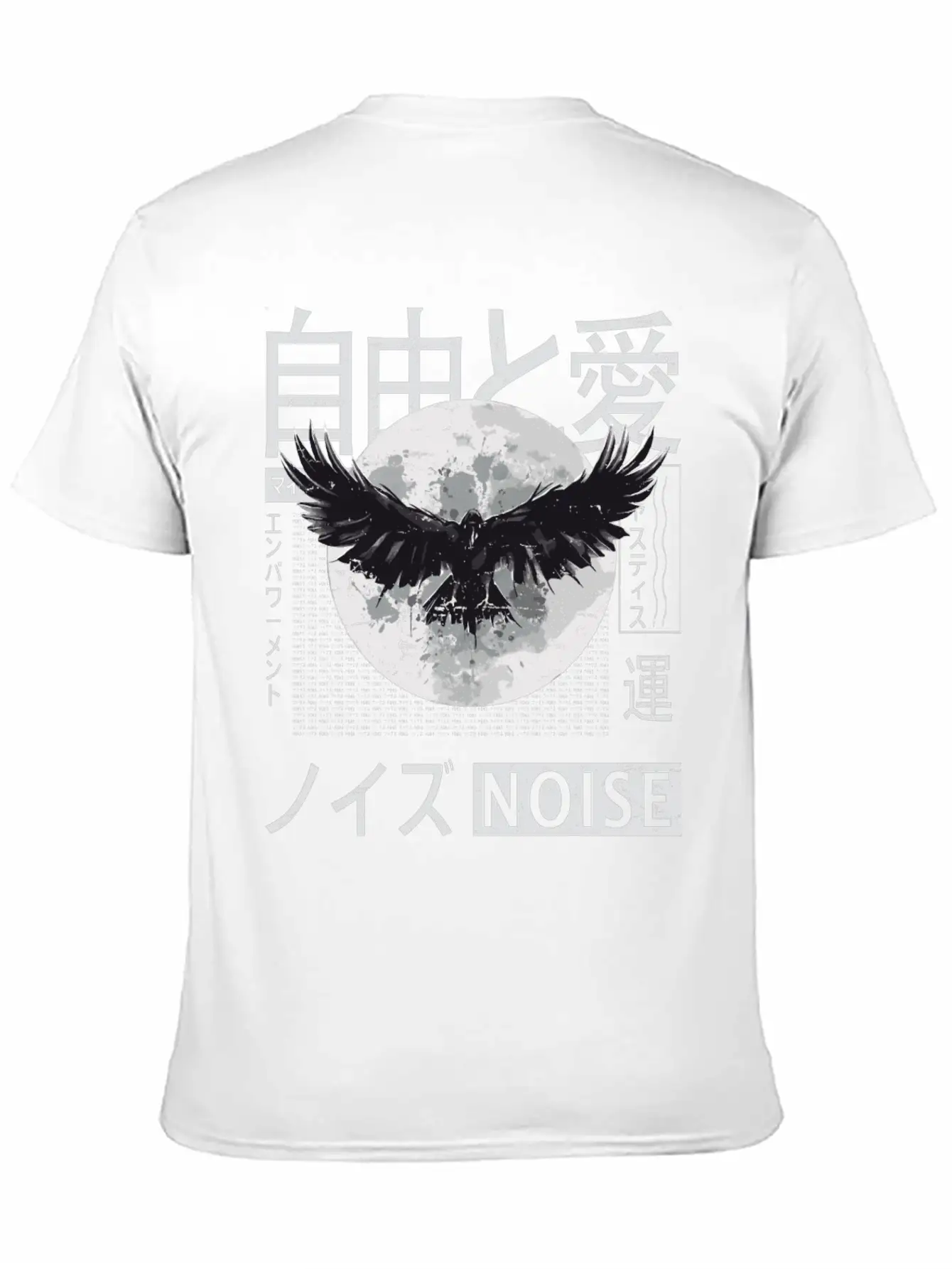 Vaporwave - Aesthetic - Japanese Korean - Moon And Unisex Casual T-Shirt – Clean Design For Daily Comfort