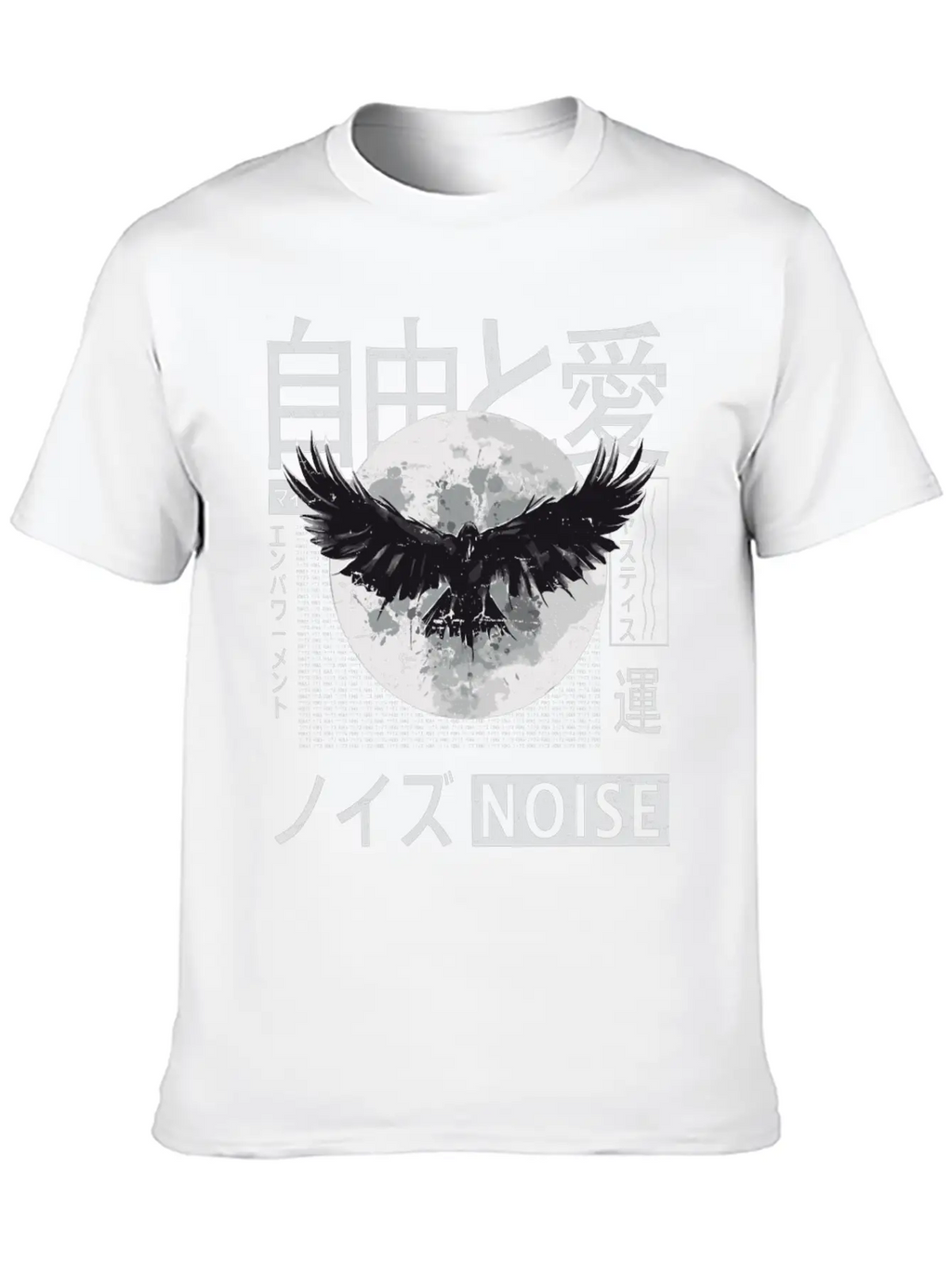 Vaporwave - Aesthetic - Japanese Korean - Moon And Unisex Casual T-Shirt – Clean Design For Daily Comfort
