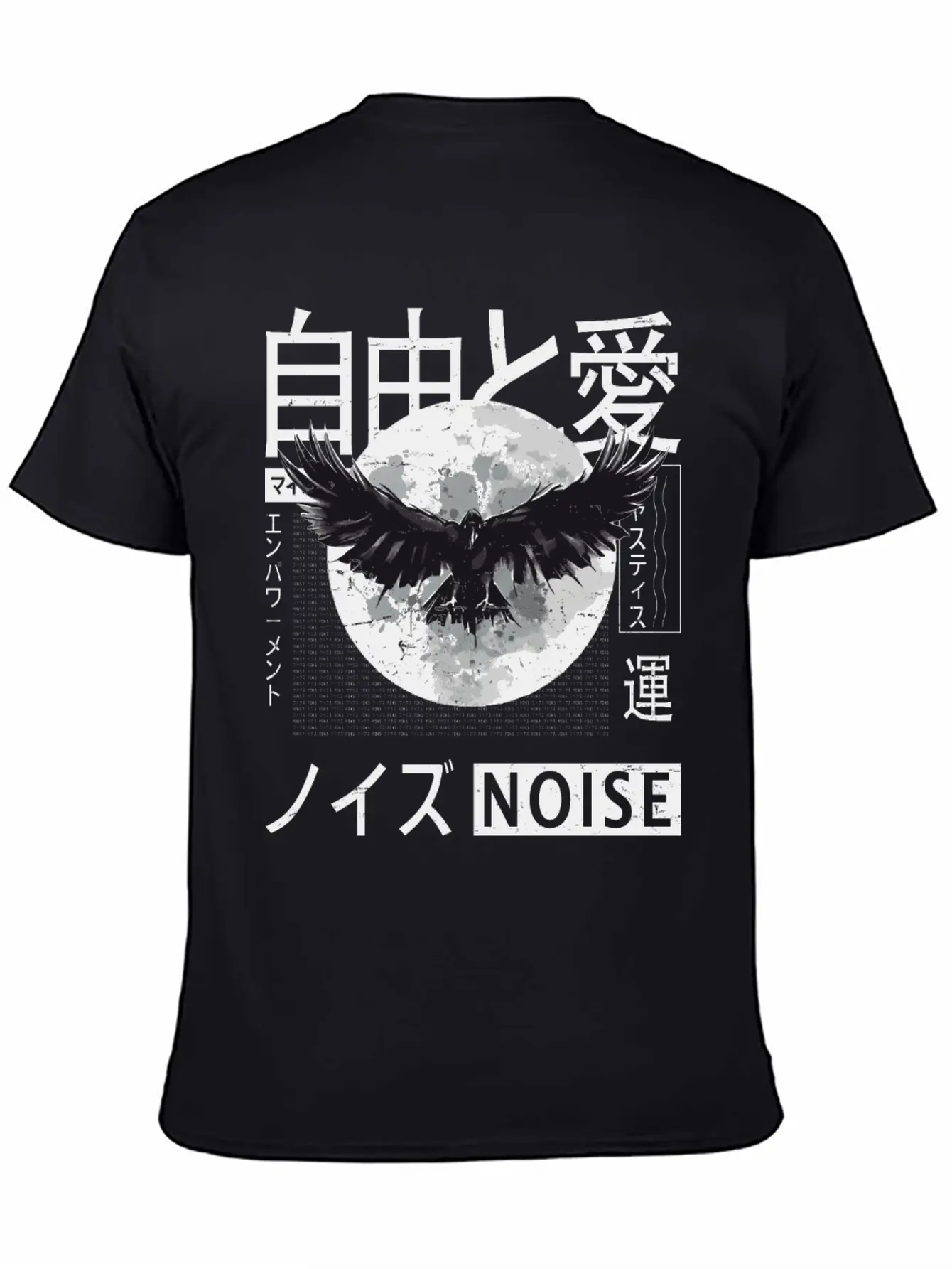 Vaporwave - Aesthetic - Japanese Korean - Moon And Unisex Casual T-Shirt – Clean Design For Daily Comfort