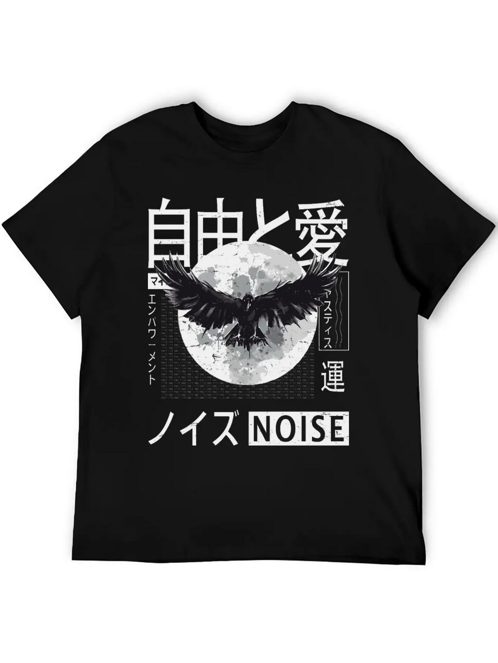 Vaporwave - Aesthetic - Japanese Korean - Moon And Unisex Casual T-Shirt – Clean Design For Daily Comfort