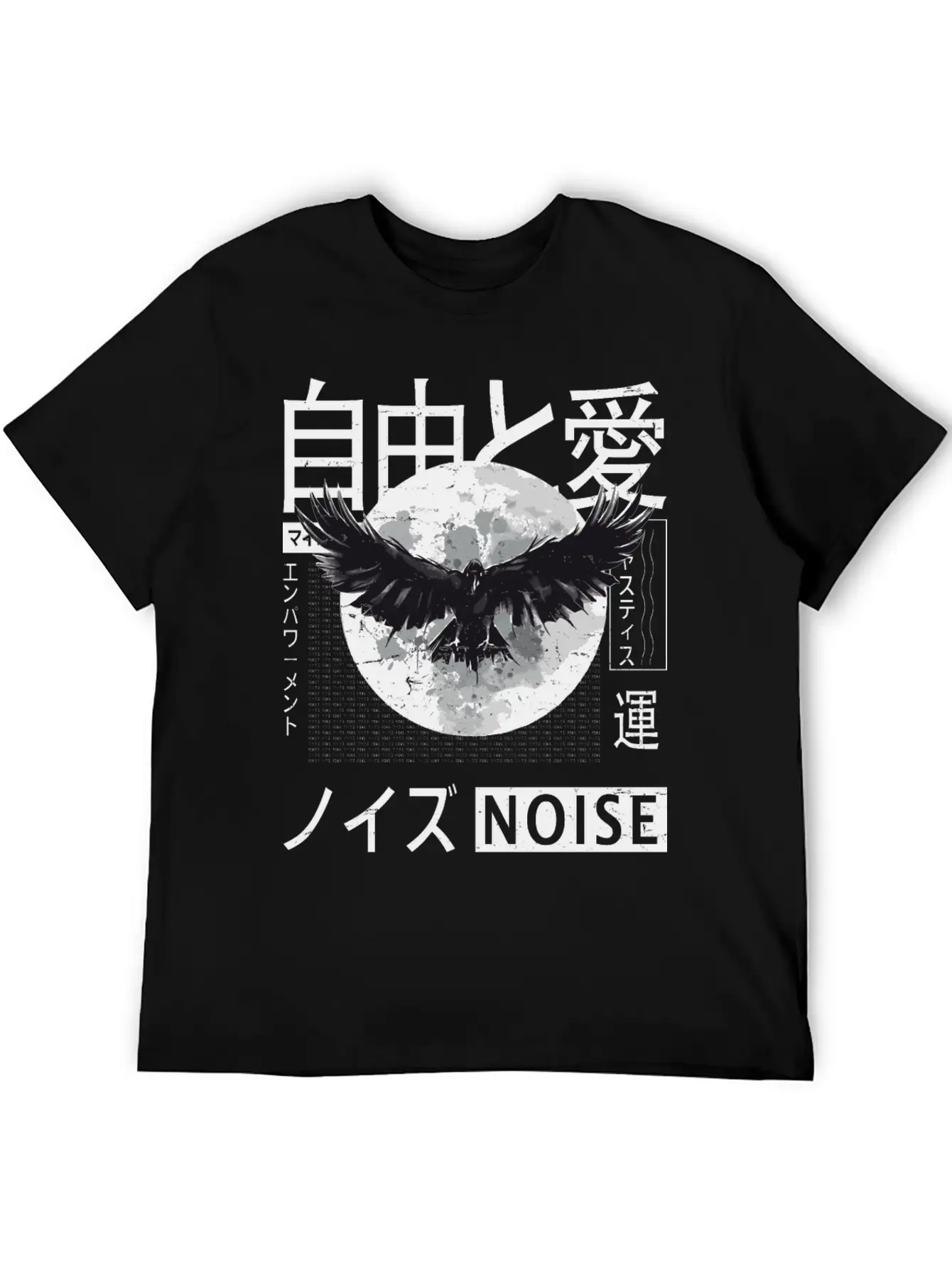 Vaporwave - Aesthetic - Japanese Korean - Moon And Unisex Casual T-Shirt – Clean Design For Daily Comfort