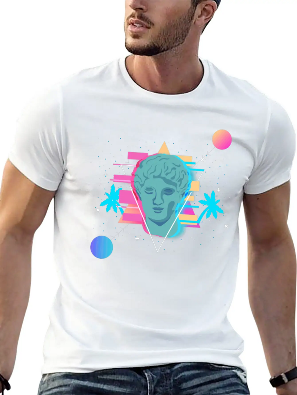 Vaporwave Aesthetic Stylish Everyday T-Shirt – Unisex Basic Cotton Tee