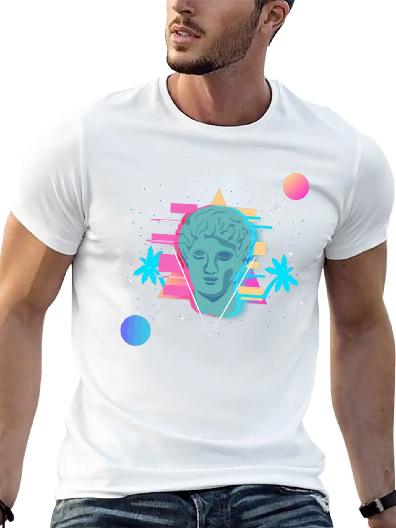 Vaporwave Aesthetic Stylish Everyday T-Shirt – Unisex Basic Cotton Tee