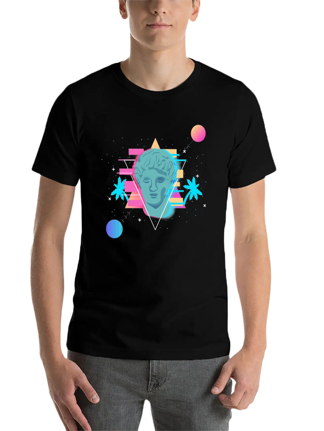 Vaporwave Aesthetic Stylish Everyday T-Shirt – Unisex Basic Cotton Tee