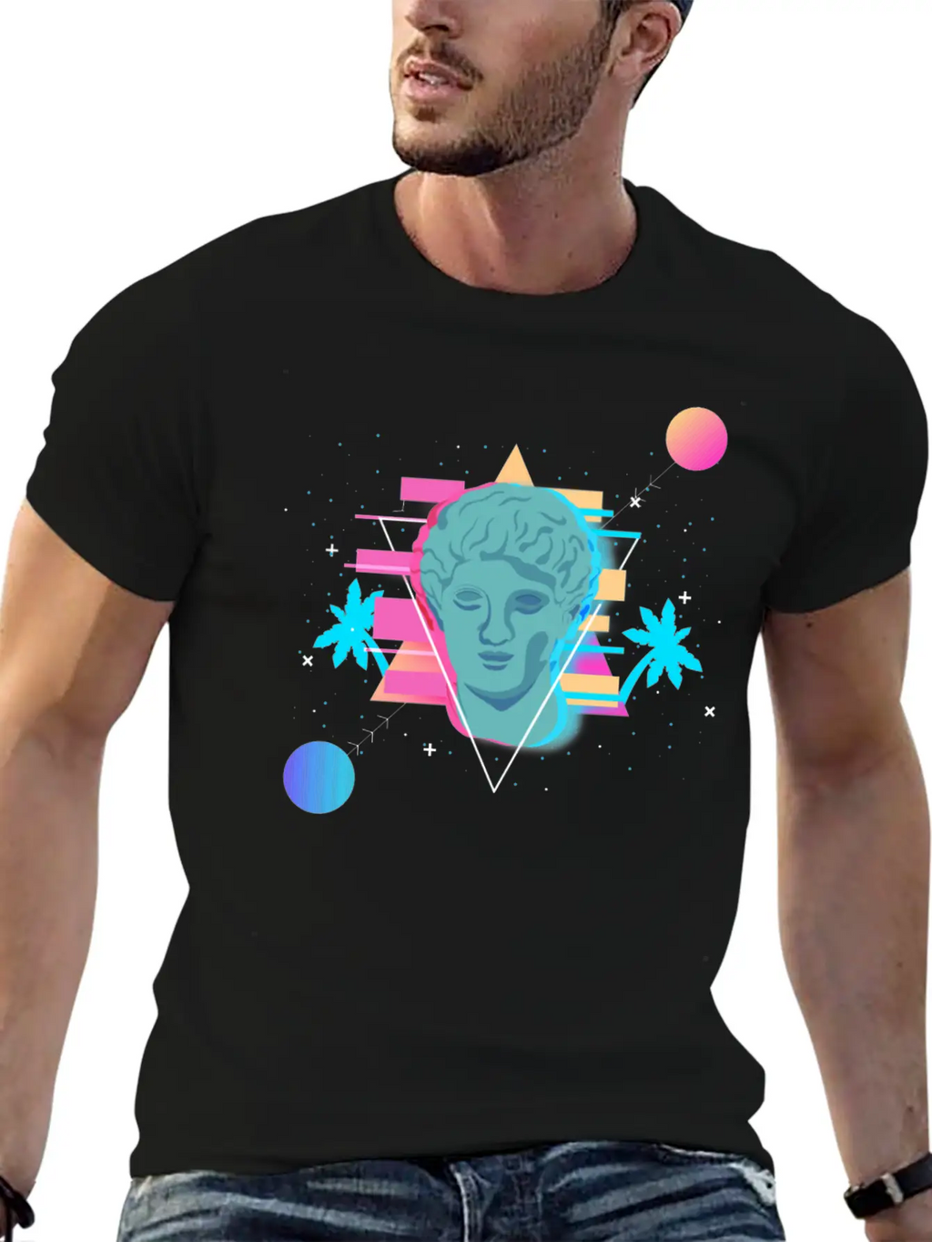 Vaporwave Aesthetic Stylish Everyday T-Shirt – Unisex Basic Cotton Tee