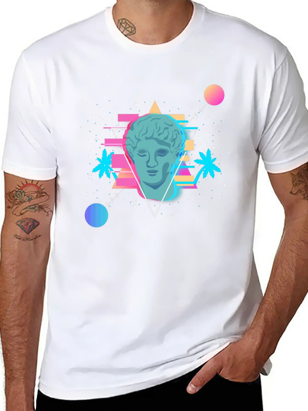 Vaporwave Aesthetic Stylish Everyday T-Shirt – Unisex Basic Cotton Tee