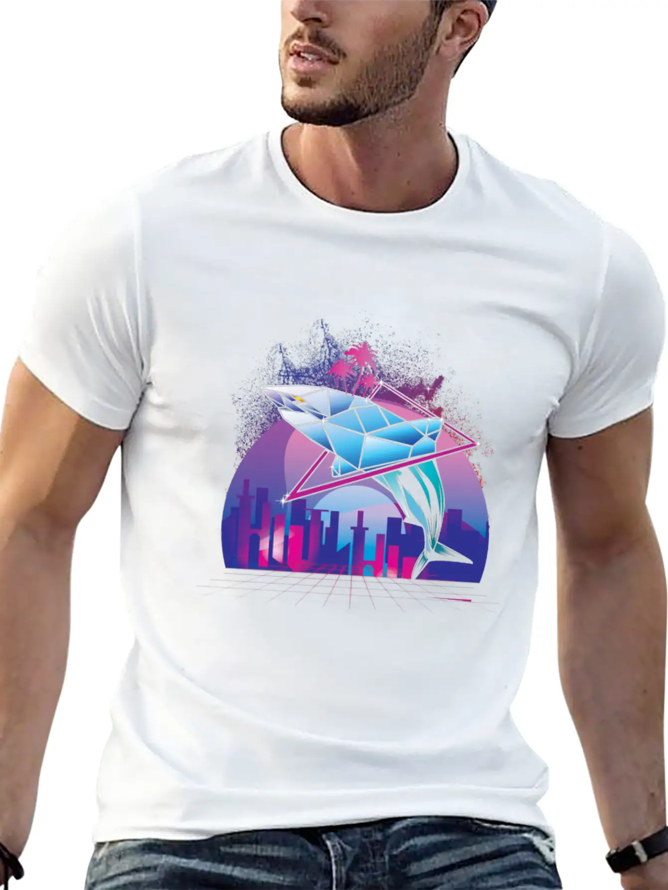 Vaporwave Hai Meme Casual Graphic T-Shirt – Simple And Comfortable Daily Wear