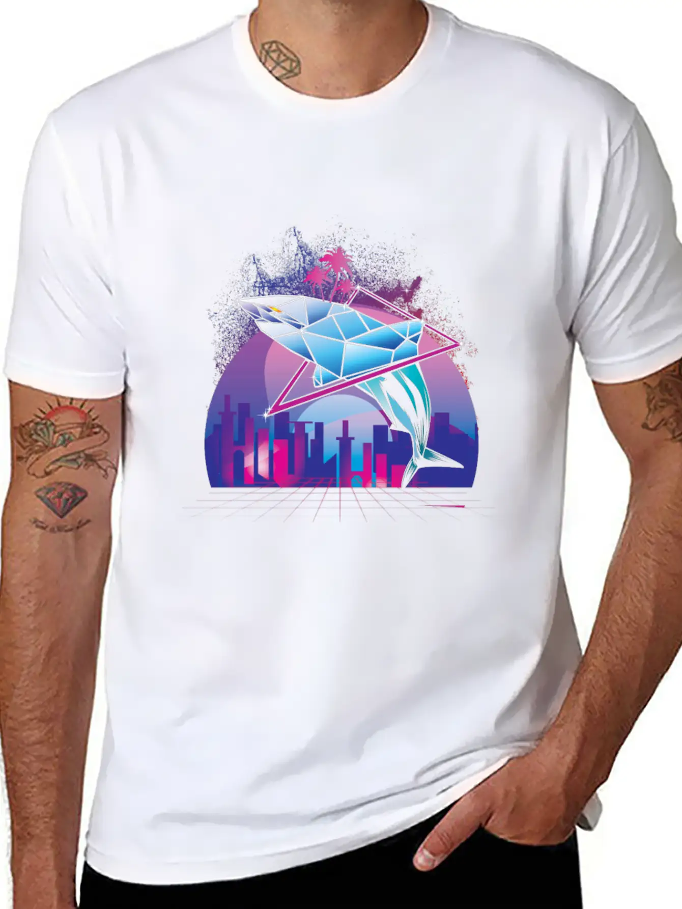Vaporwave Hai Meme Casual Graphic T-Shirt – Simple And Comfortable Daily Wear