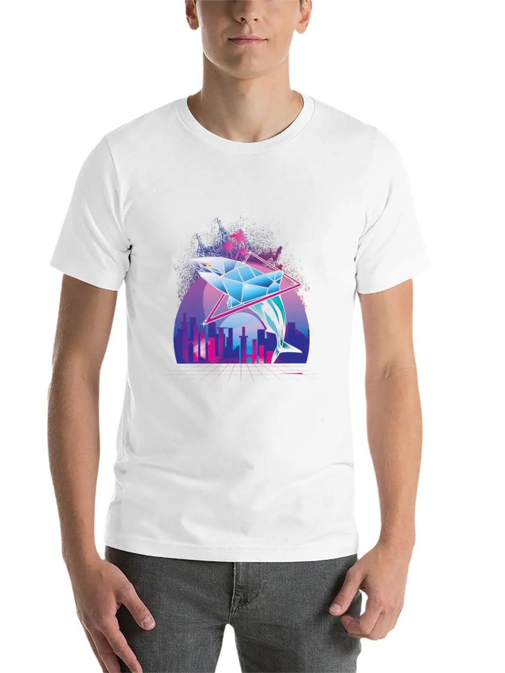 Vaporwave Hai Meme Casual Graphic T-Shirt – Simple And Comfortable Daily Wear