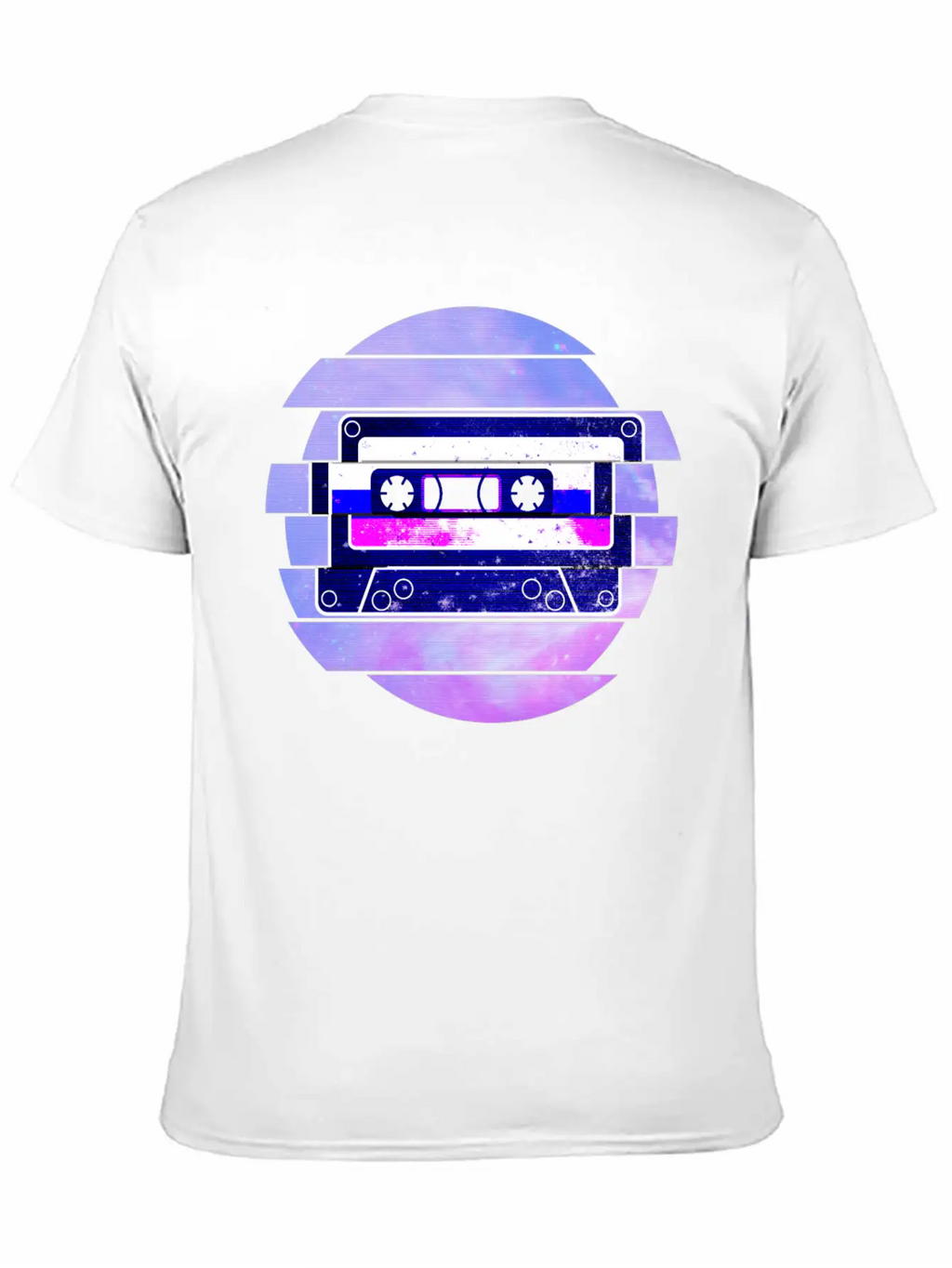 Vaporwave Retro Aesthetic Art Mixtape Glitch Music Unisex Casual T-Shirt – Clean Design For Daily Comfort