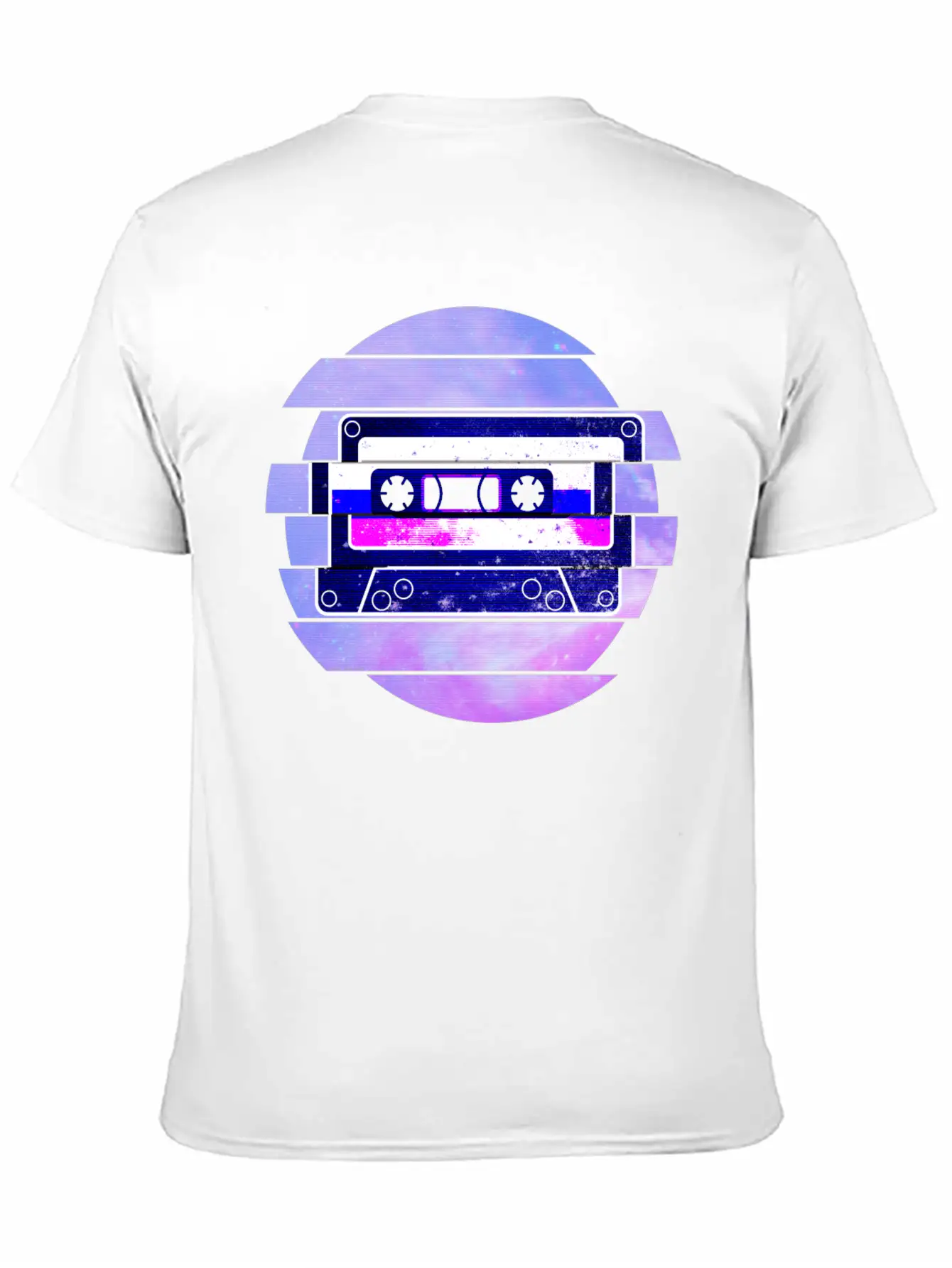 Vaporwave Retro Aesthetic Art Mixtape Glitch Music Unisex Casual T-Shirt – Clean Design For Daily Comfort