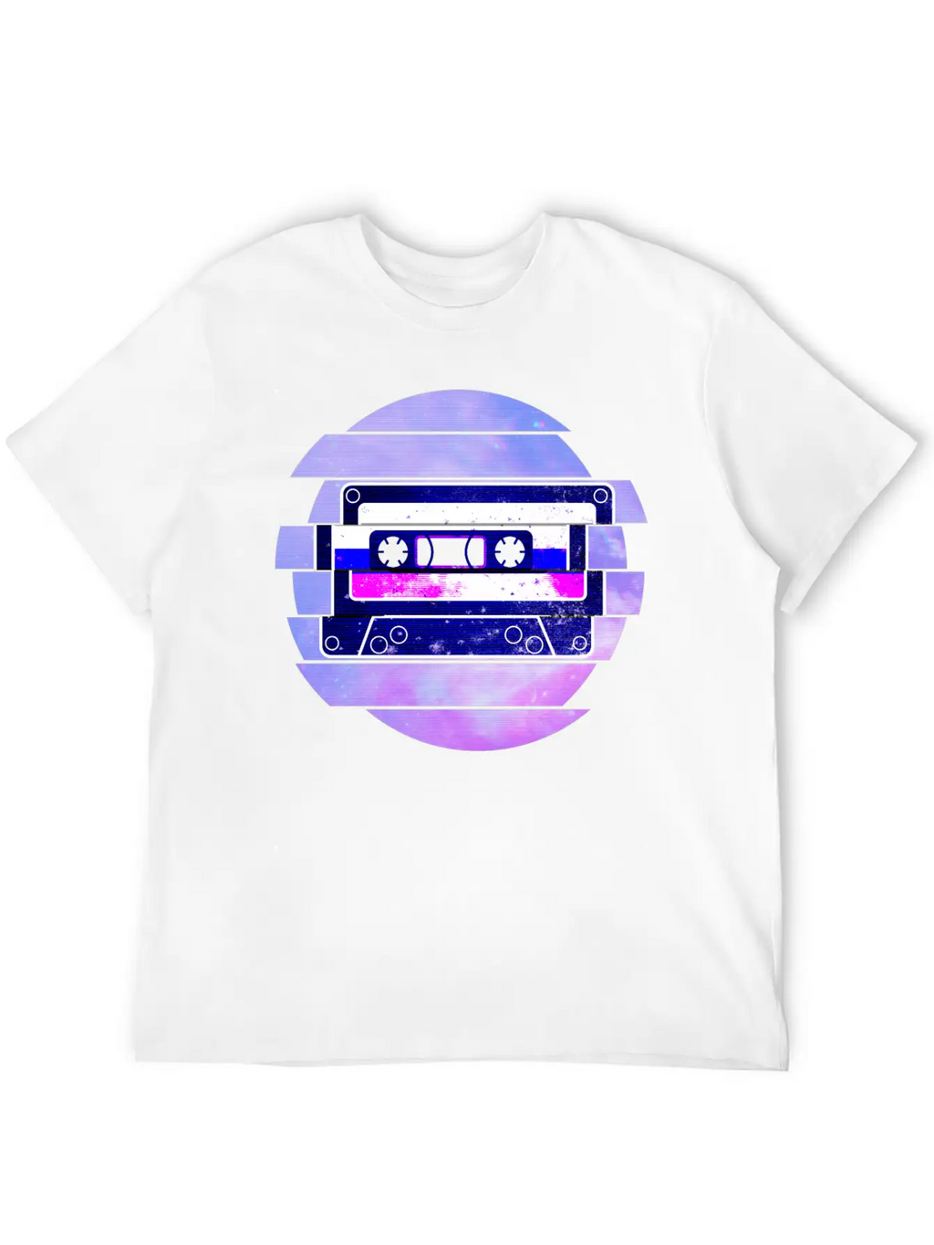 Vaporwave Retro Aesthetic Art Mixtape Glitch Music Unisex Casual T-Shirt – Clean Design For Daily Comfort
