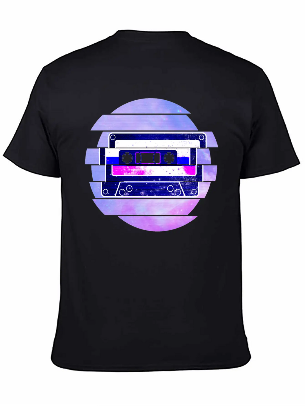Vaporwave Retro Aesthetic Art Mixtape Glitch Music Unisex Casual T-Shirt – Clean Design For Daily Comfort