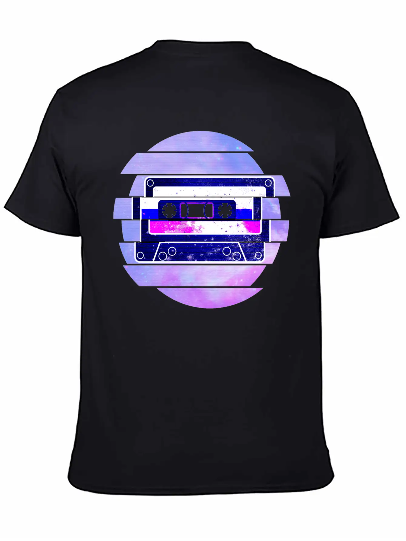 Vaporwave Retro Aesthetic Art Mixtape Glitch Music Unisex Casual T-Shirt – Clean Design For Daily Comfort