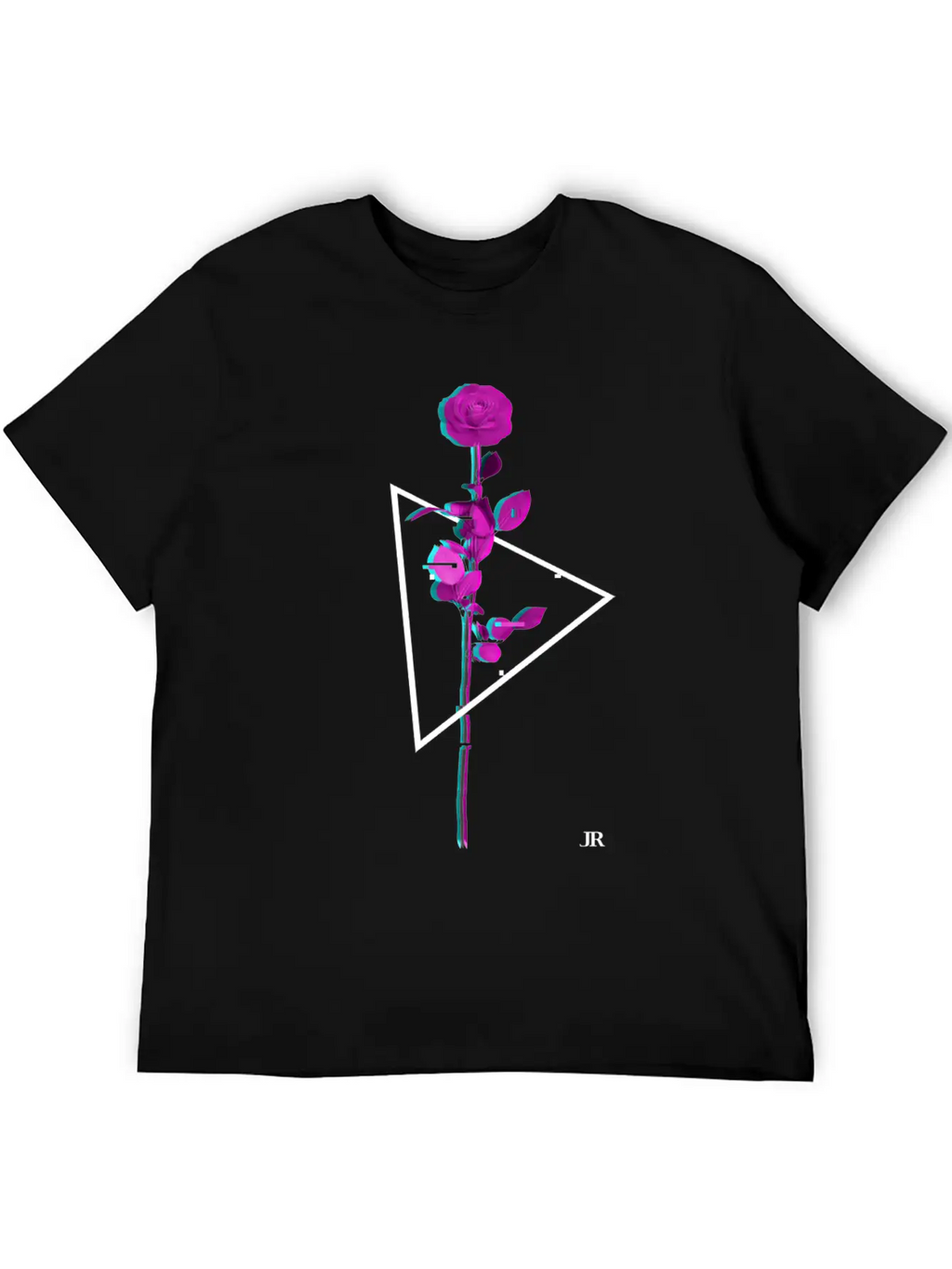Vaporwave Rose Gift For Women Men Girls And Boys Unisex Casual T-Shirt – Clean Design For Daily Comfort