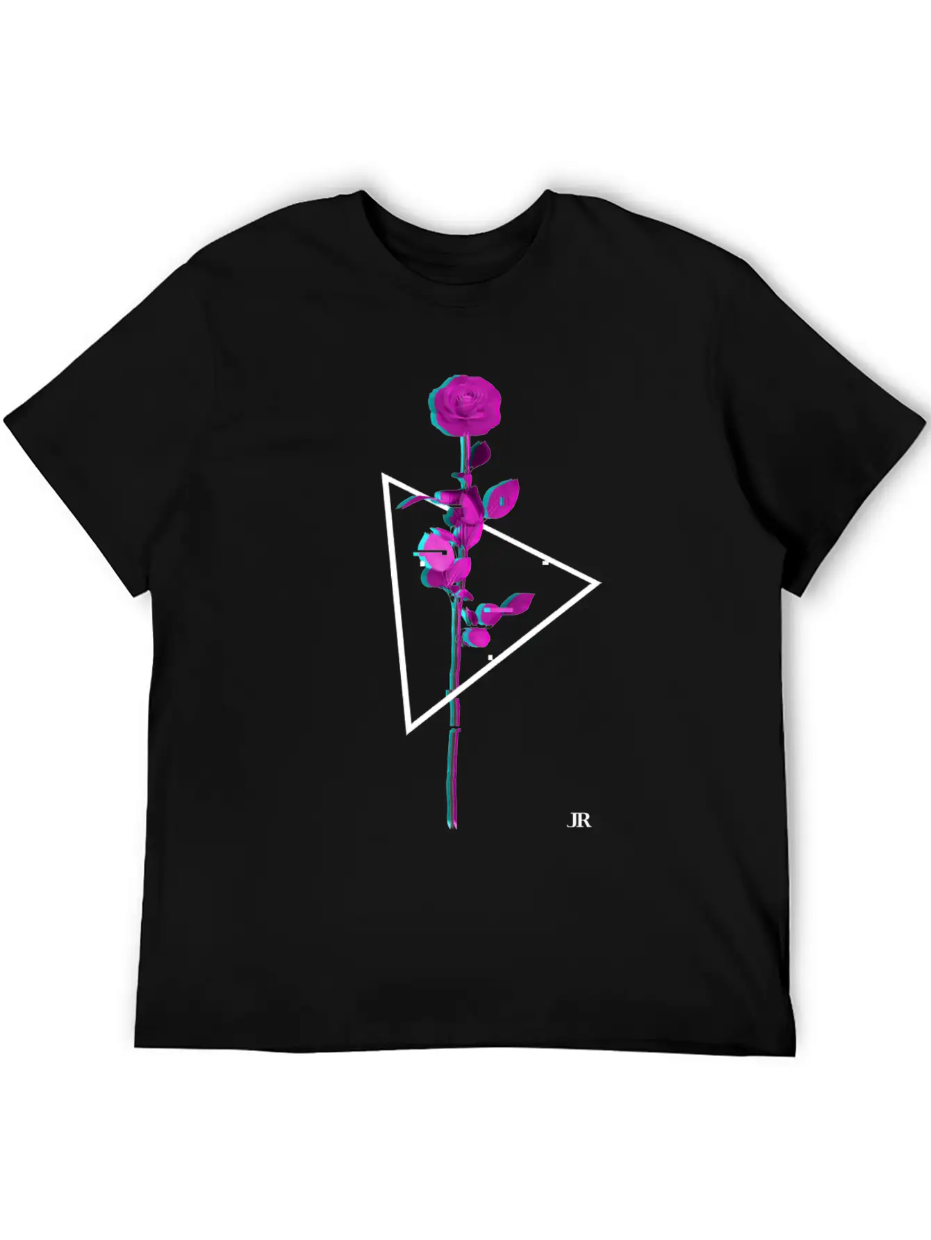 Vaporwave Rose Gift For Women Men Girls And Boys Unisex Casual T-Shirt – Clean Design For Daily Comfort