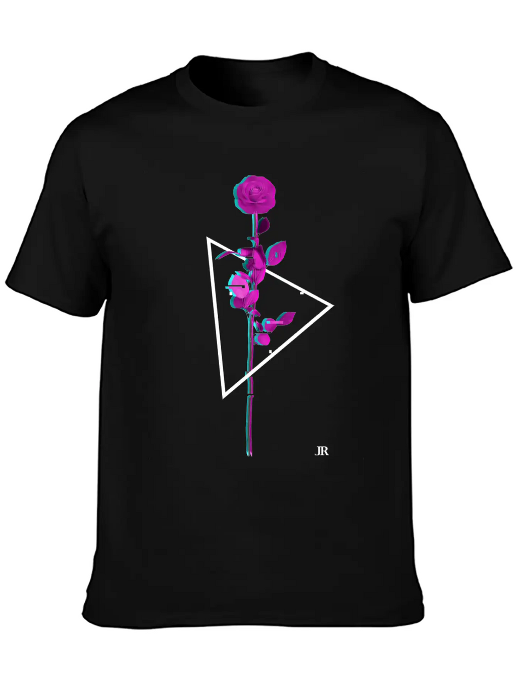 Vaporwave Rose Gift For Women Men Girls And Boys Unisex Casual T-Shirt – Clean Design For Daily Comfort