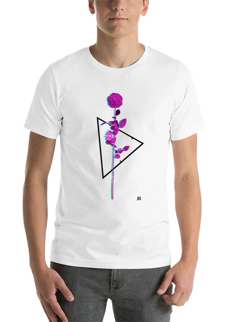Vaporwave Rose Gift For Women Men Girls And Boys Unisex Casual T-Shirt – Clean Design For Daily Comfort