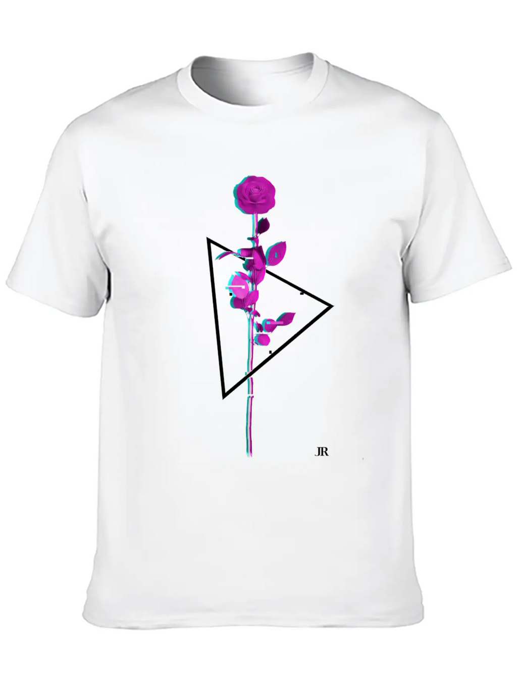 Vaporwave Rose Gift For Women Men Girls And Boys Unisex Casual T-Shirt – Clean Design For Daily Comfort