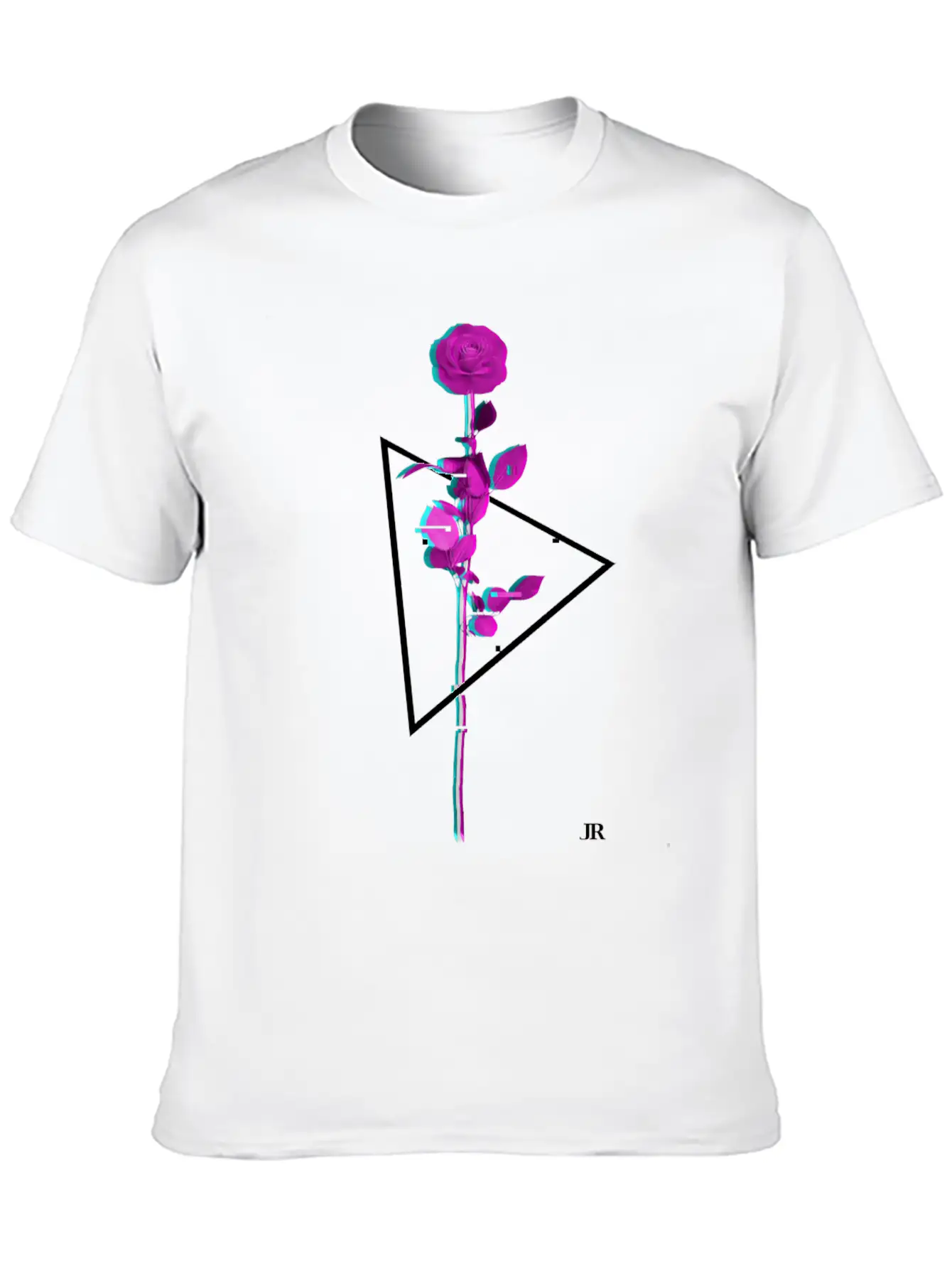 Vaporwave Rose Gift For Women Men Girls And Boys Unisex Casual T-Shirt – Clean Design For Daily Comfort