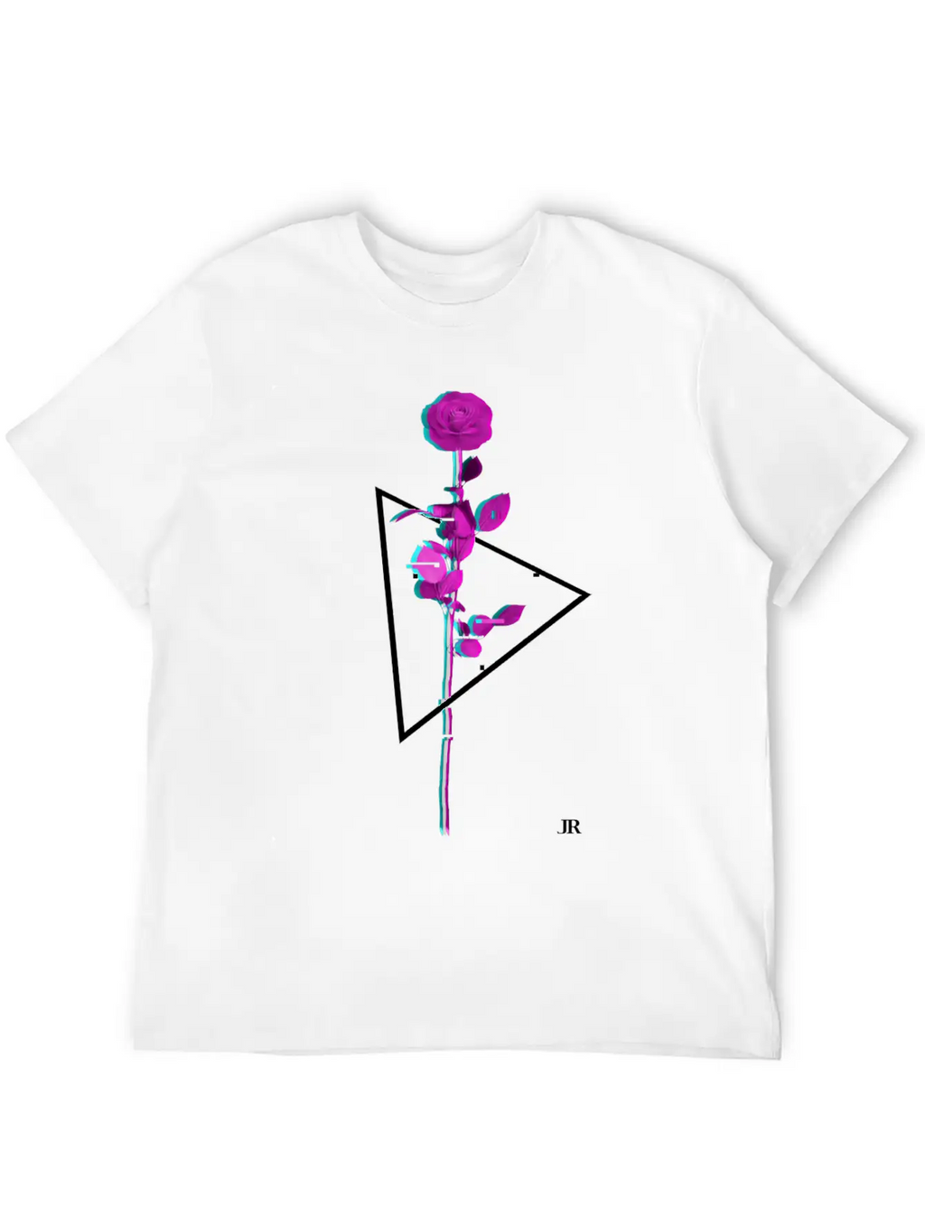 Vaporwave Rose Gift For Women Men Girls And Boys Unisex Casual T-Shirt – Clean Design For Daily Comfort
