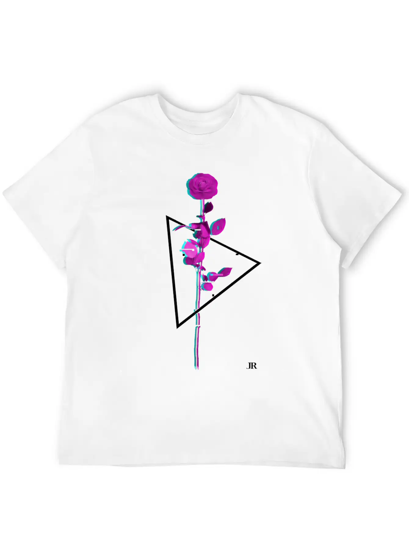 Vaporwave Rose Gift For Women Men Girls And Boys Unisex Casual T-Shirt – Clean Design For Daily Comfort