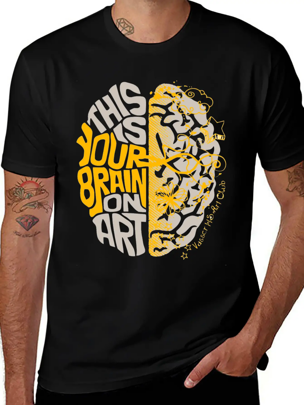 Vasser HS Art Club Stylish Everyday T-Shirt – Unisex Basic Cotton Tee